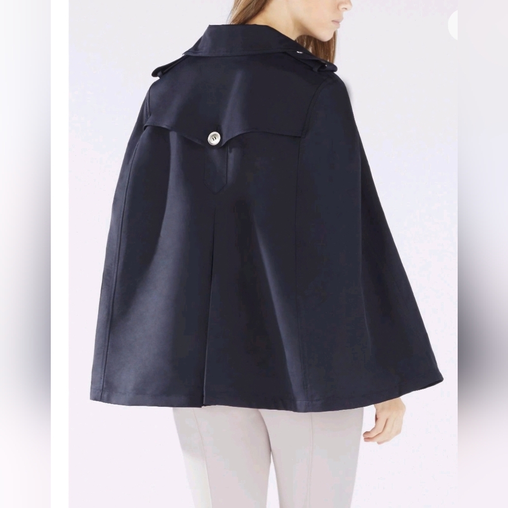 BCBG MAXAZRIA Dominique Cape Dark Navy size XS - Picture 2 of 14